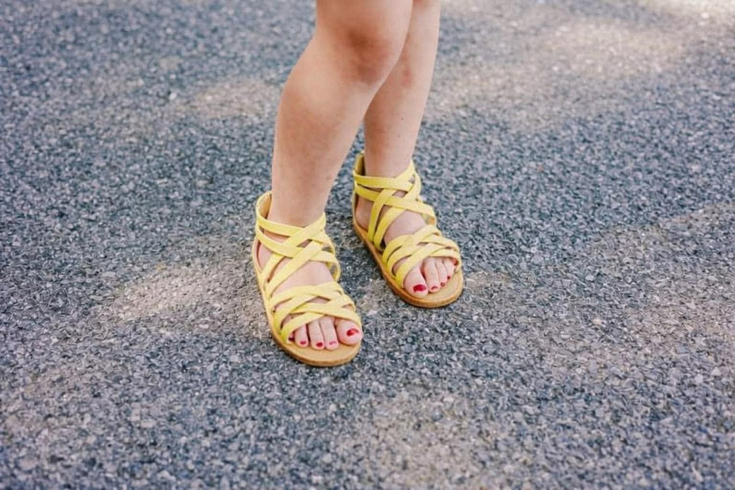Pre-Order Yellow Strap Sandal