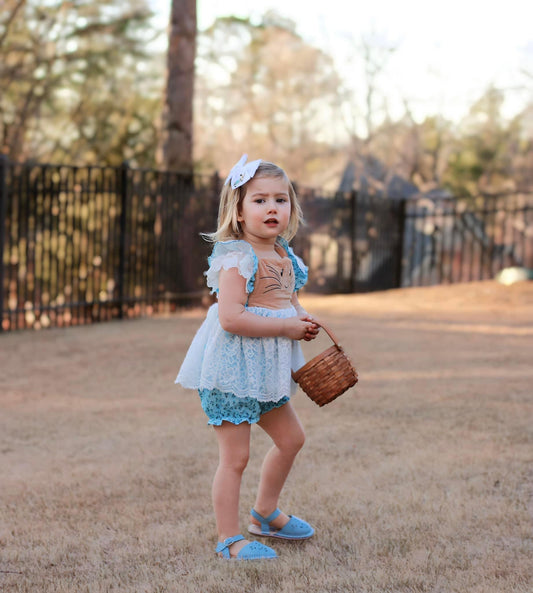 Blue yaremi cutout flat