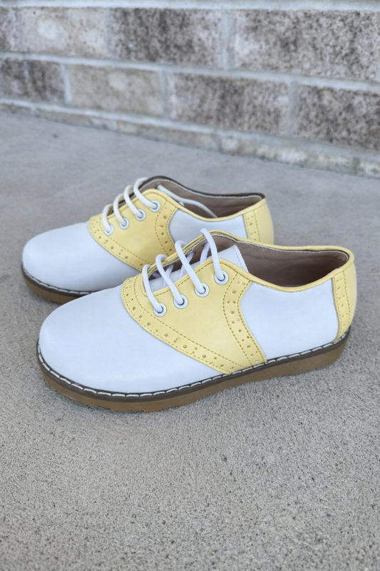 Light Yellow Saddle Shoes 2.0