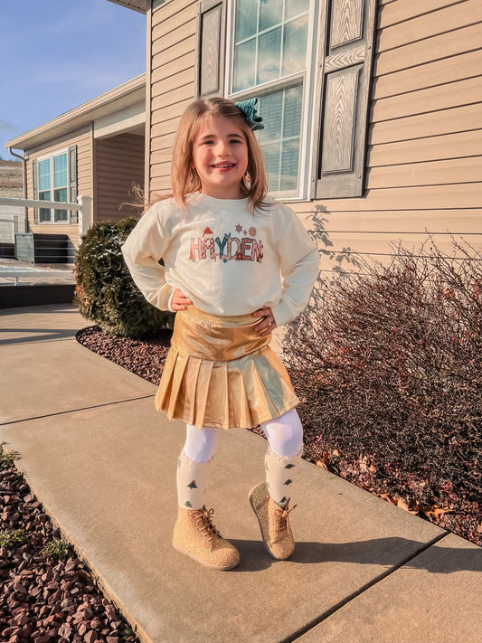 Gold sparkle Lyla Boot