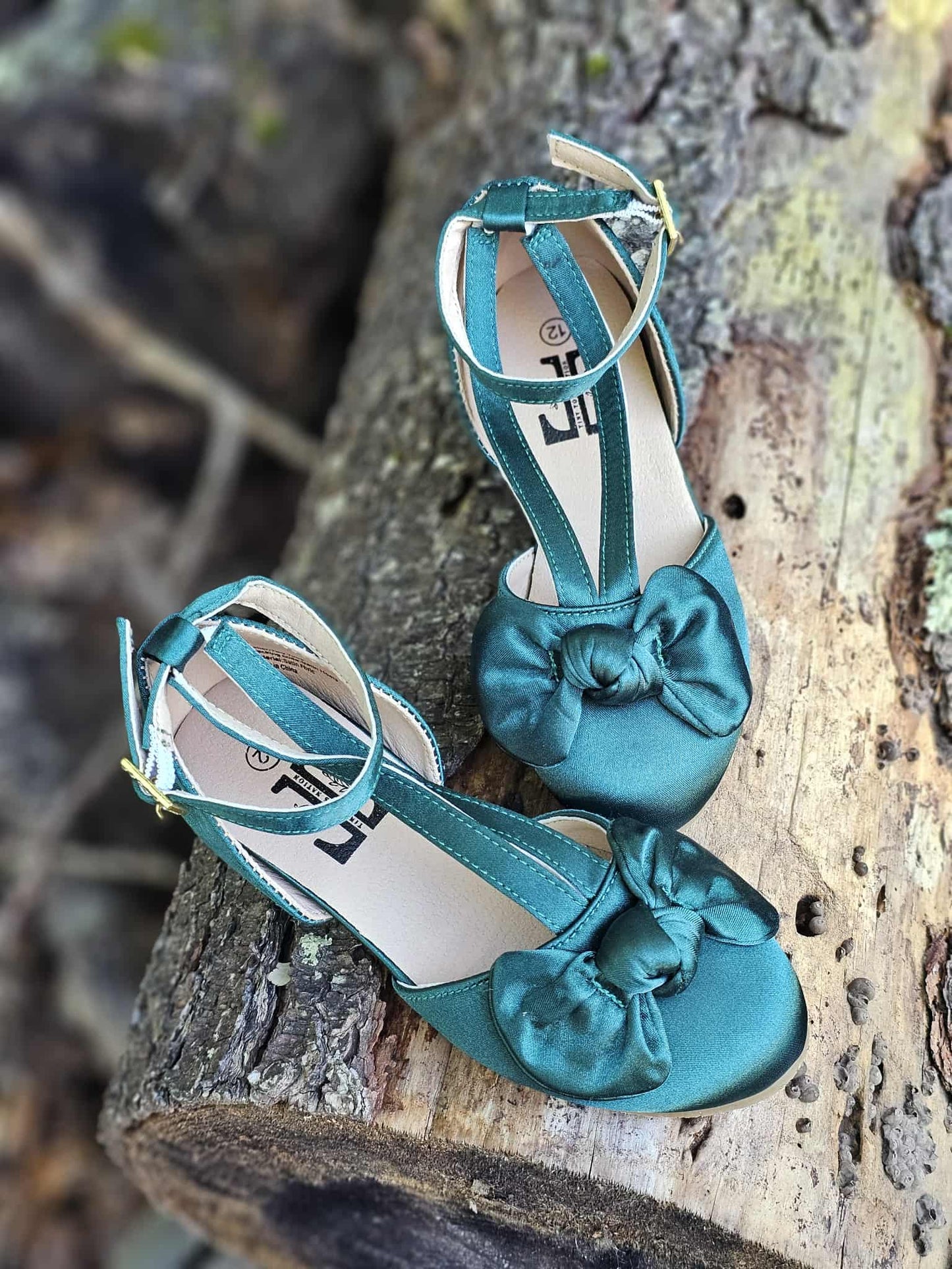 Pre-Order Emerald Satin heels