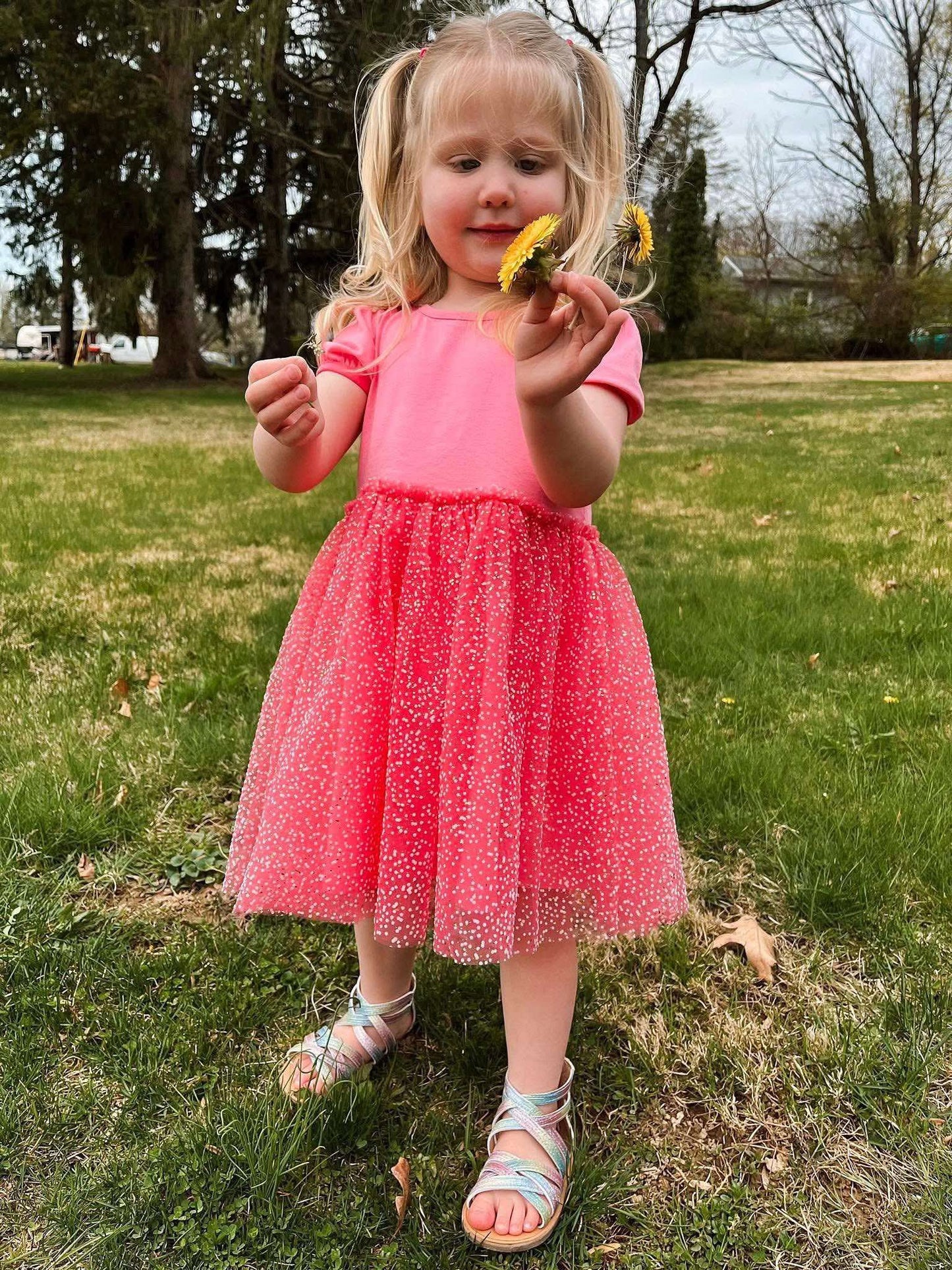 Pre-Order Rainbow Shimmer Strap Sandal