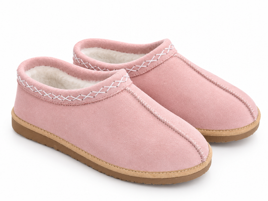 Pre-Order Fur Lined Light Pink Slippers