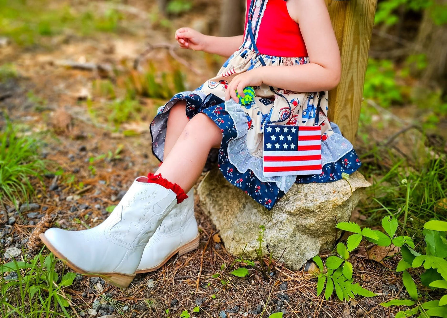 White cowboy boots