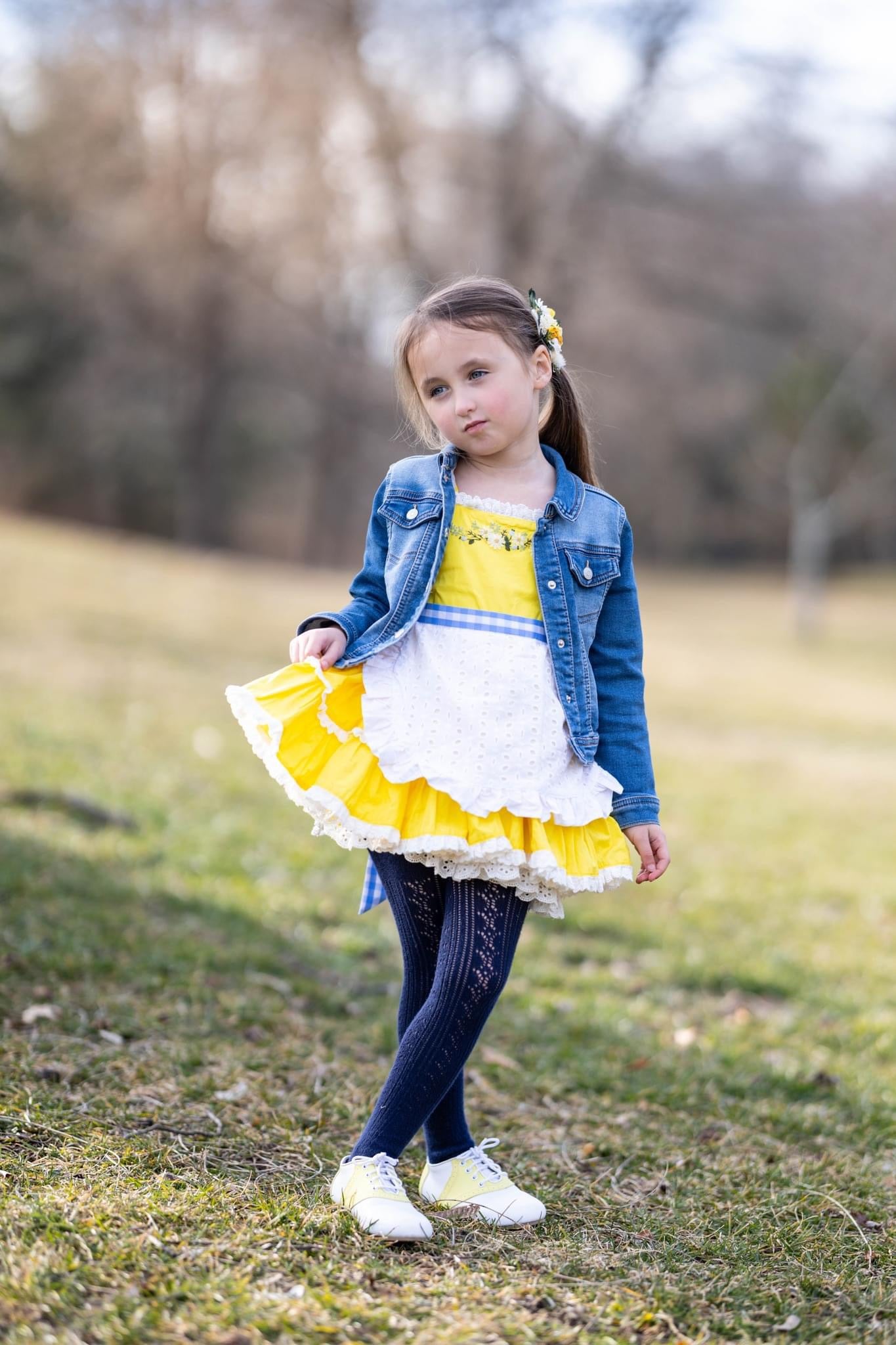Yellow Saddle Shoe