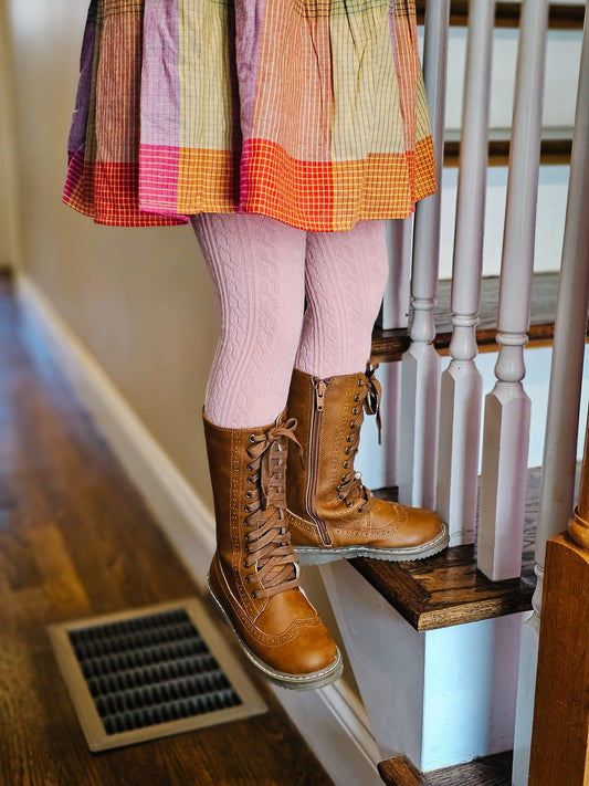 Brown Lace Up Boot