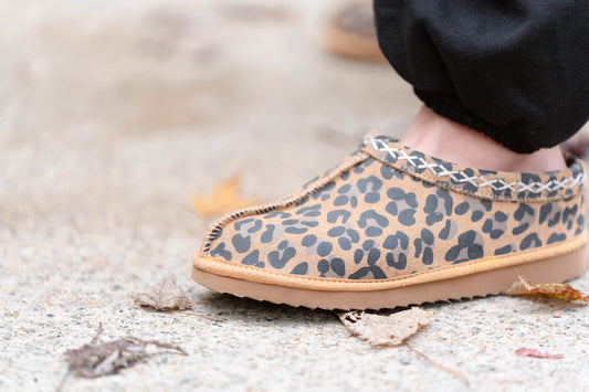 Pre-Order Fur Lined Leopard Slippers
