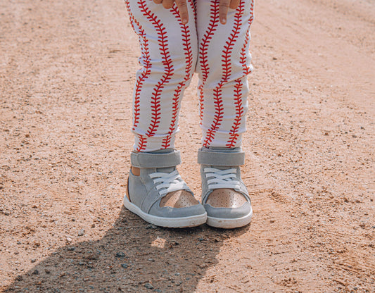 Grey & Brown high tops