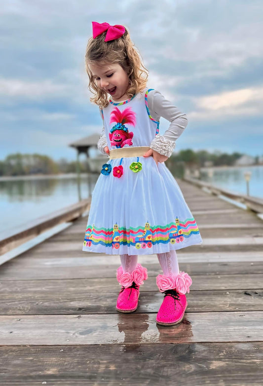 Pink Ella cutout boot