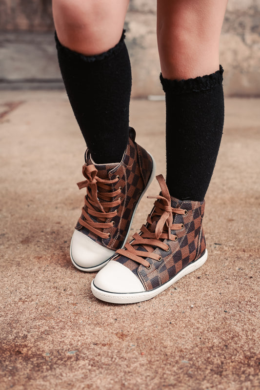 LV Checkered High Tops