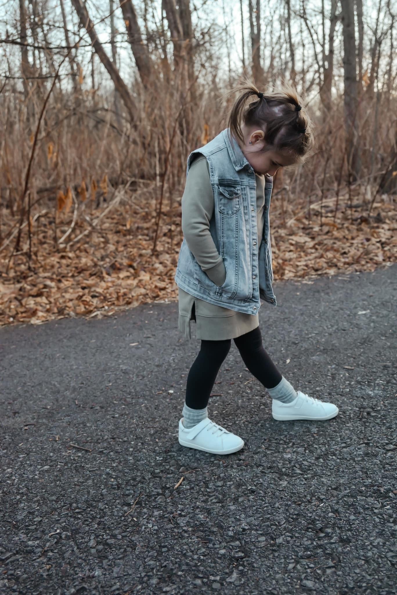 White Velcro Sneaker