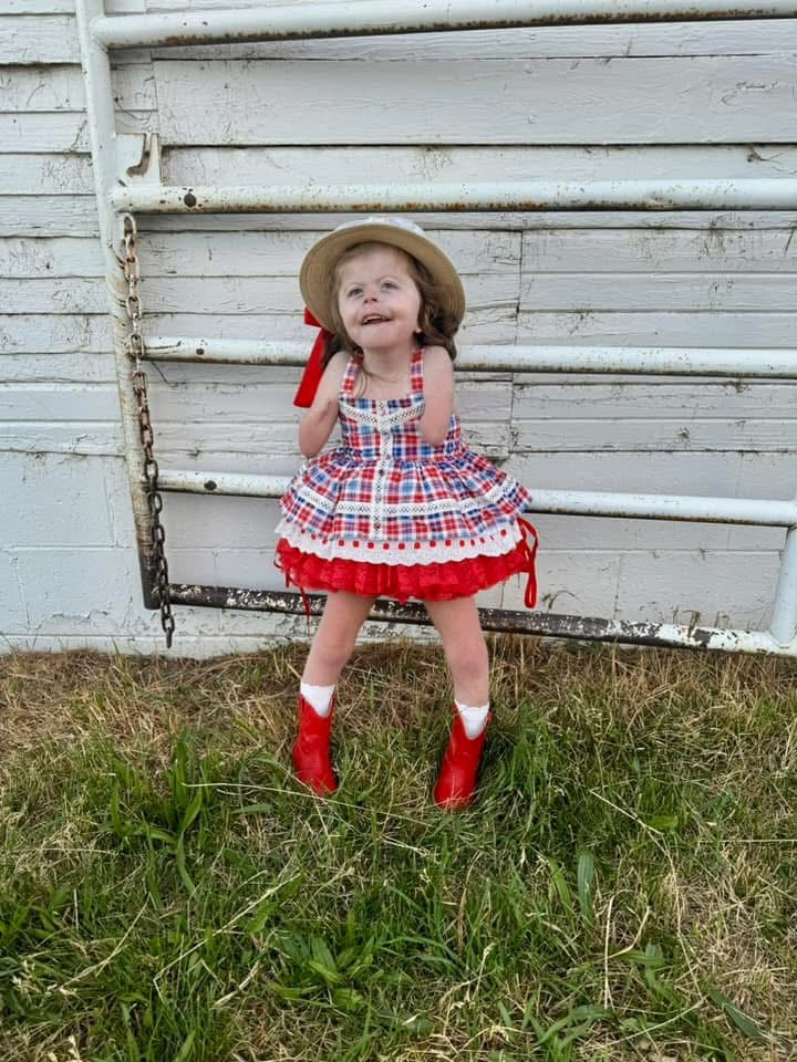 Red cowboy boots