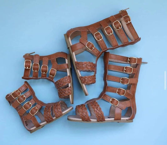 Weathered Brown Gladiators