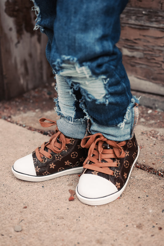 LV Inspired High Top