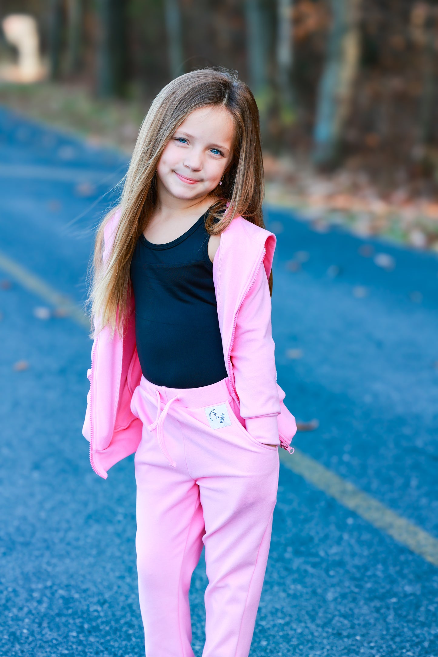 Pink sweatsuit