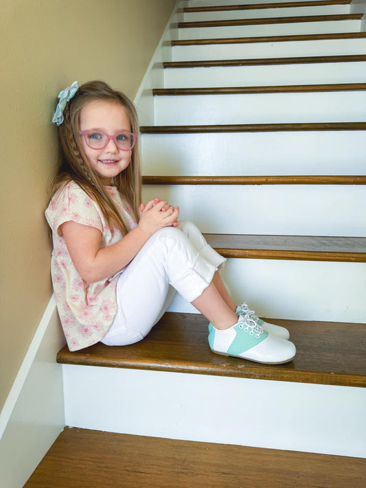 Mint Saddle Shoe
