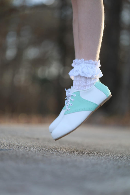 Mint Saddle Shoe