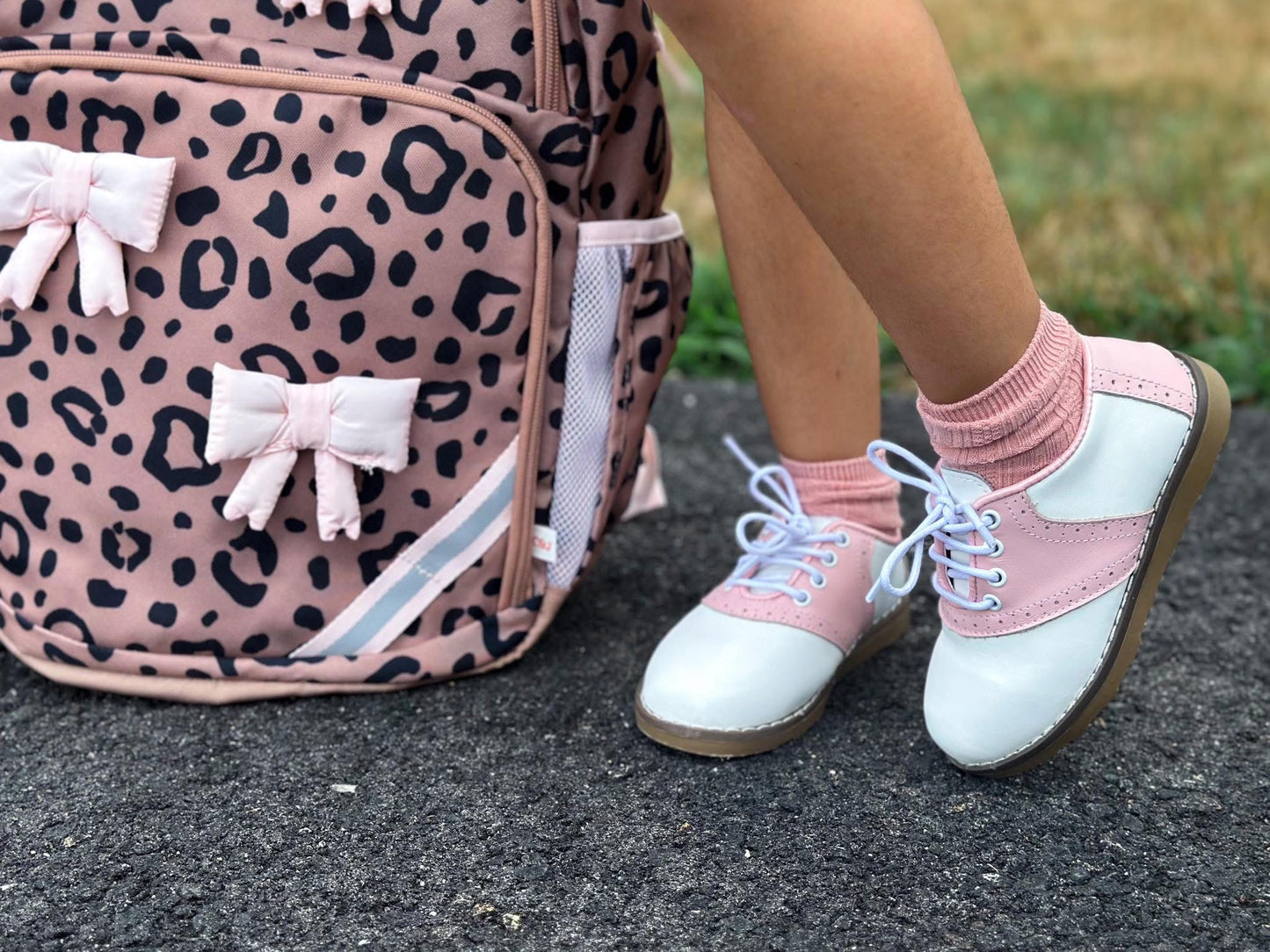 Pink Saddle Shoes