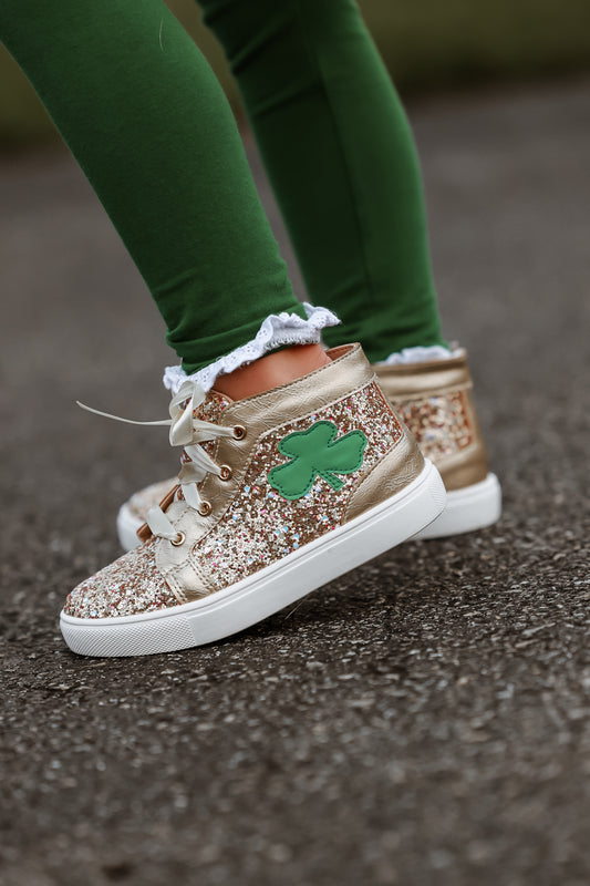 Sparkle Shamrock Sneakers
