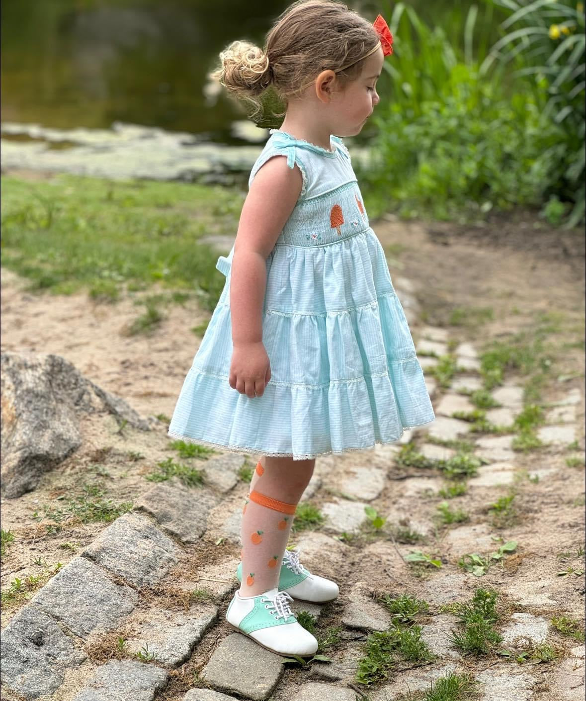 Mint Saddle Shoe