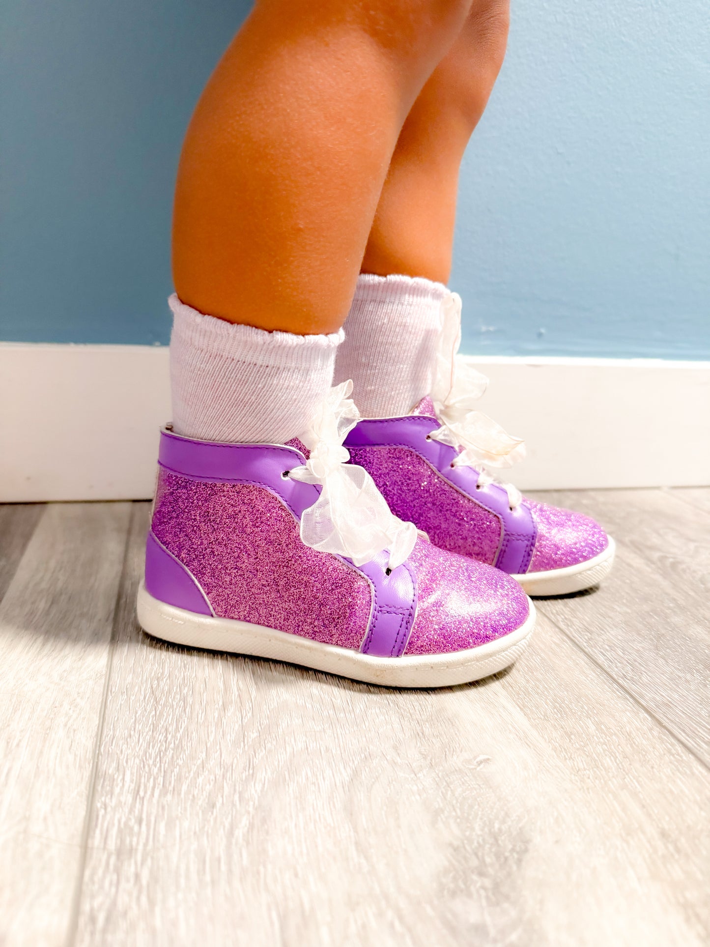 Purple Sparkle Hightops