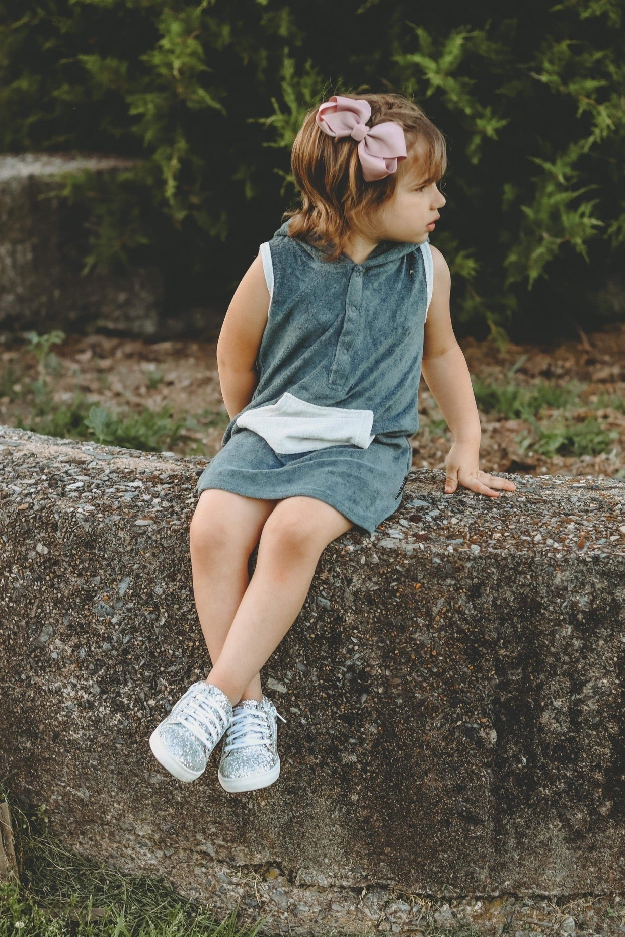 Silver Sparkle Sneakers