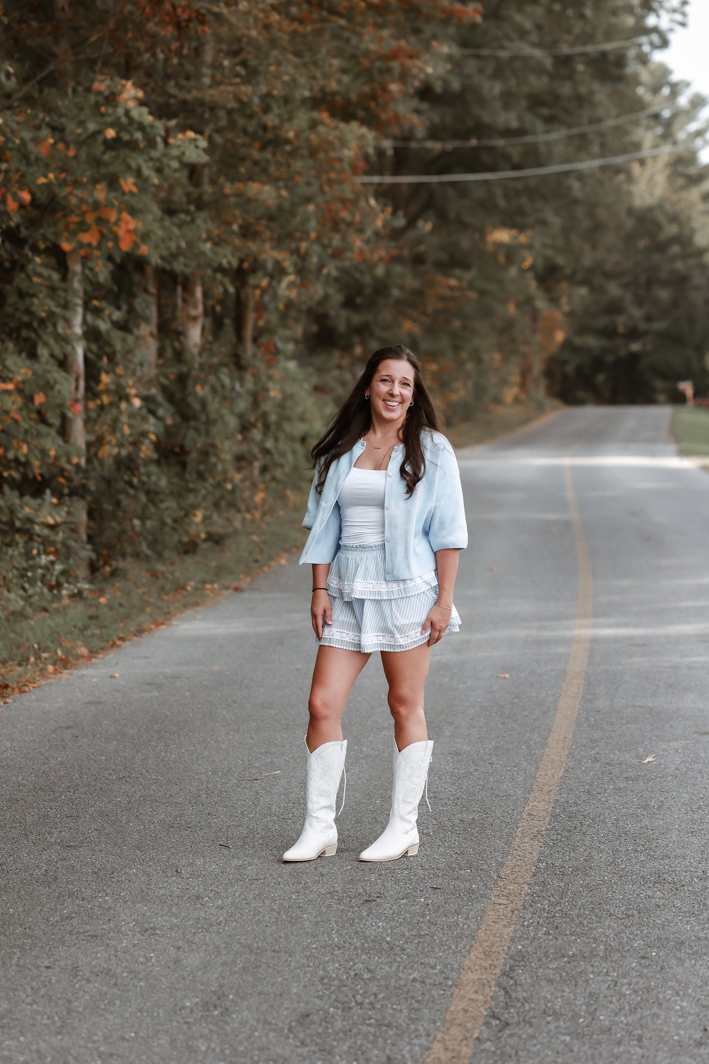 Pre Order White Brooke Boot
