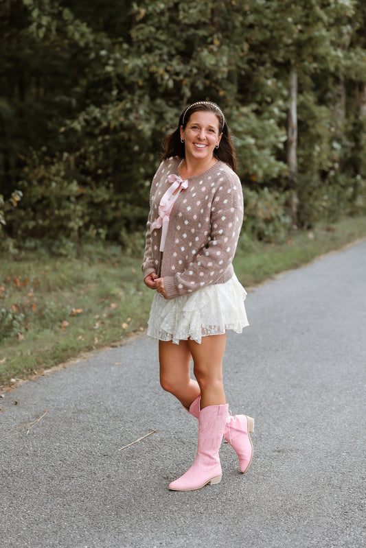 Pink Brooke Cowgirl Boots