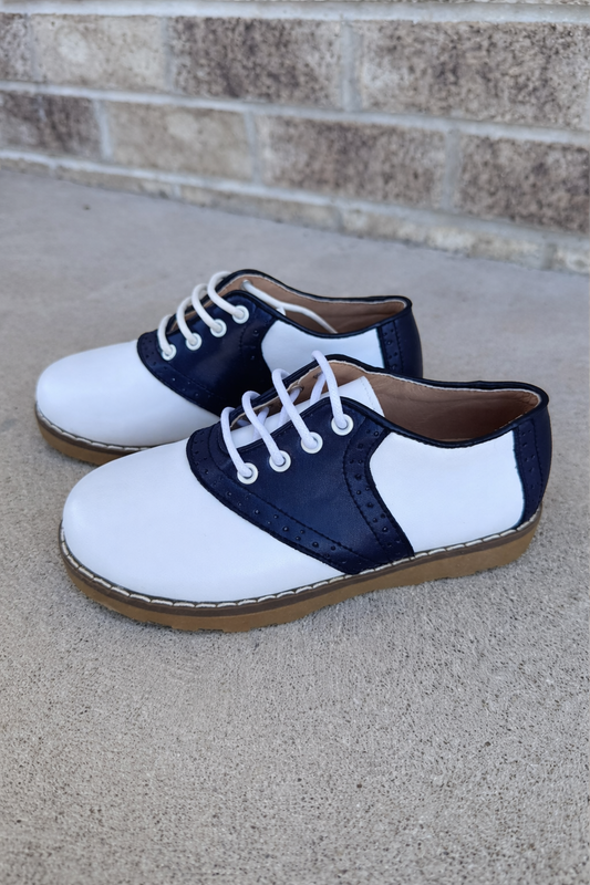 Navy Saddle Shoes 2.0