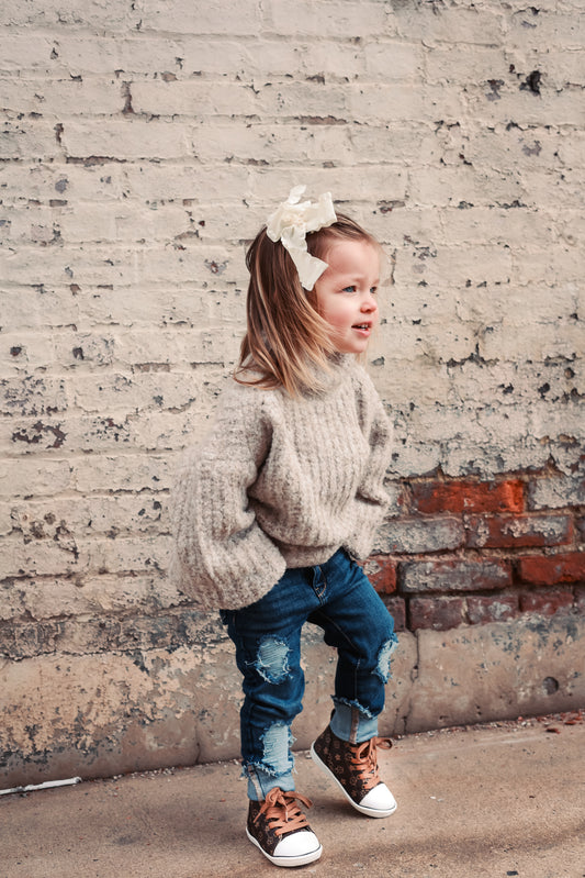 LV Inspired High Top