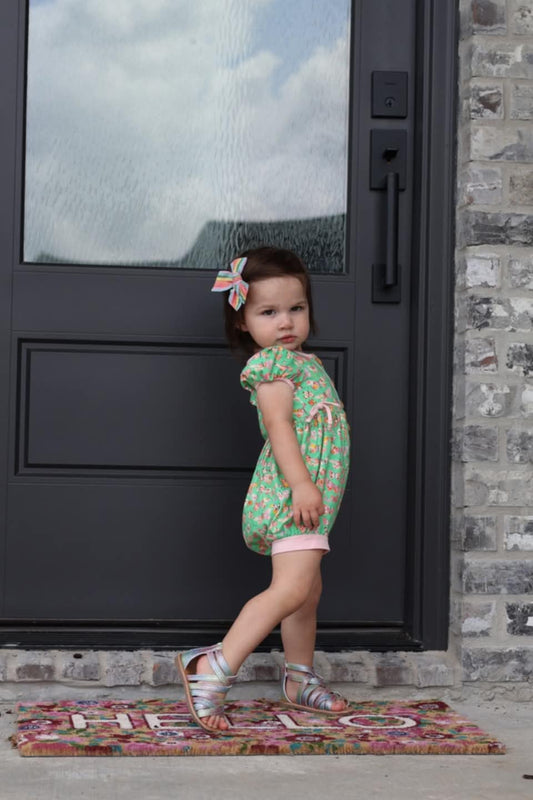 Rainbow strap sandal