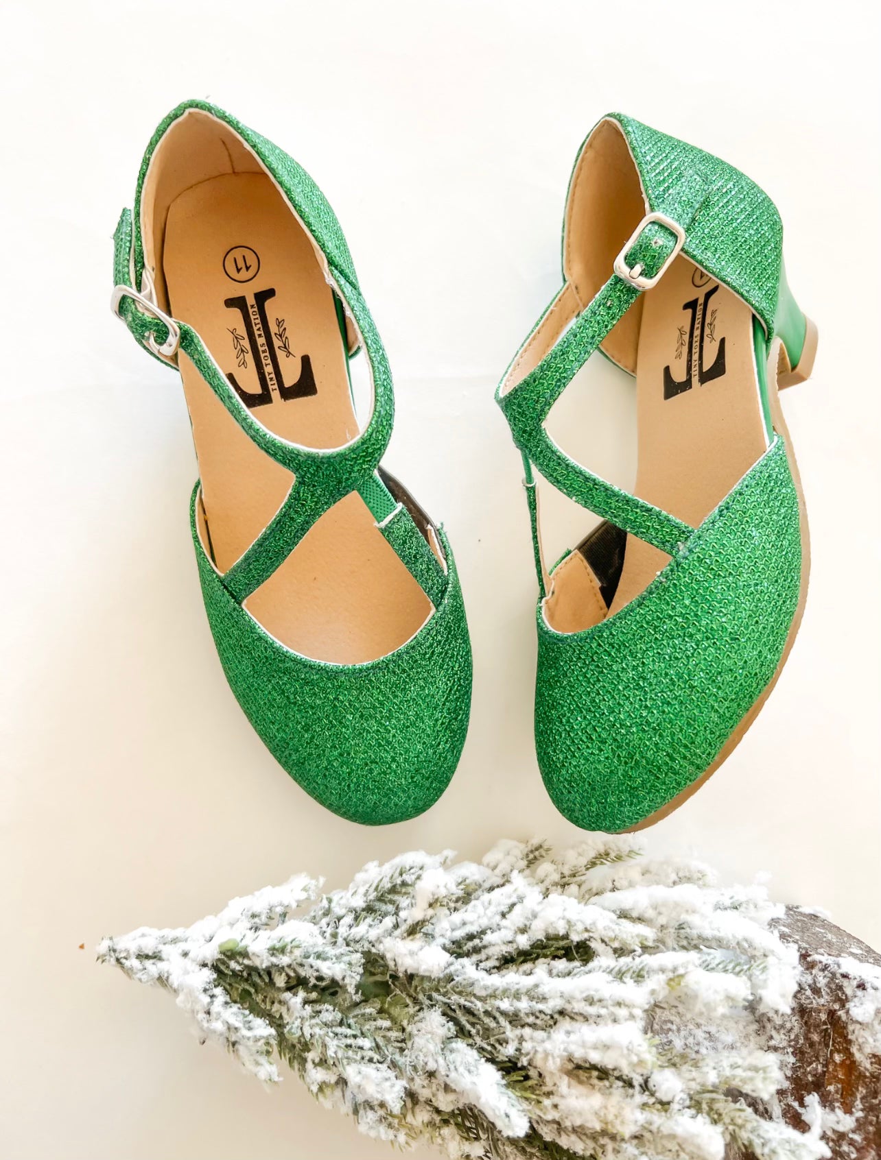 Green Rockette Heels