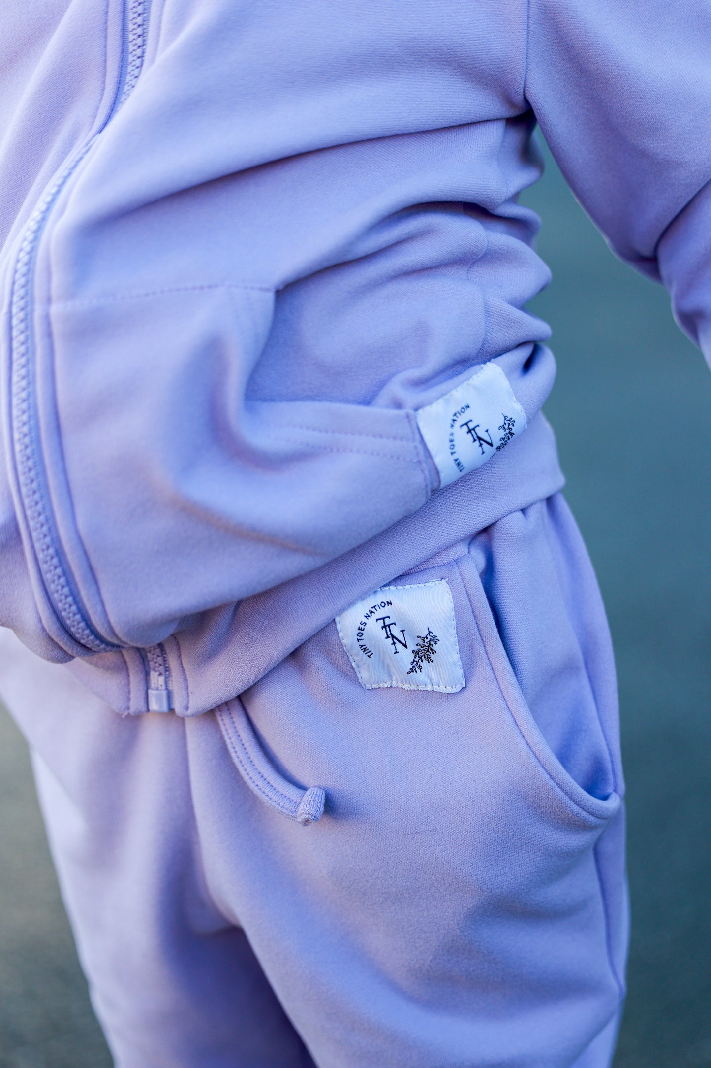 Purple sweatsuit