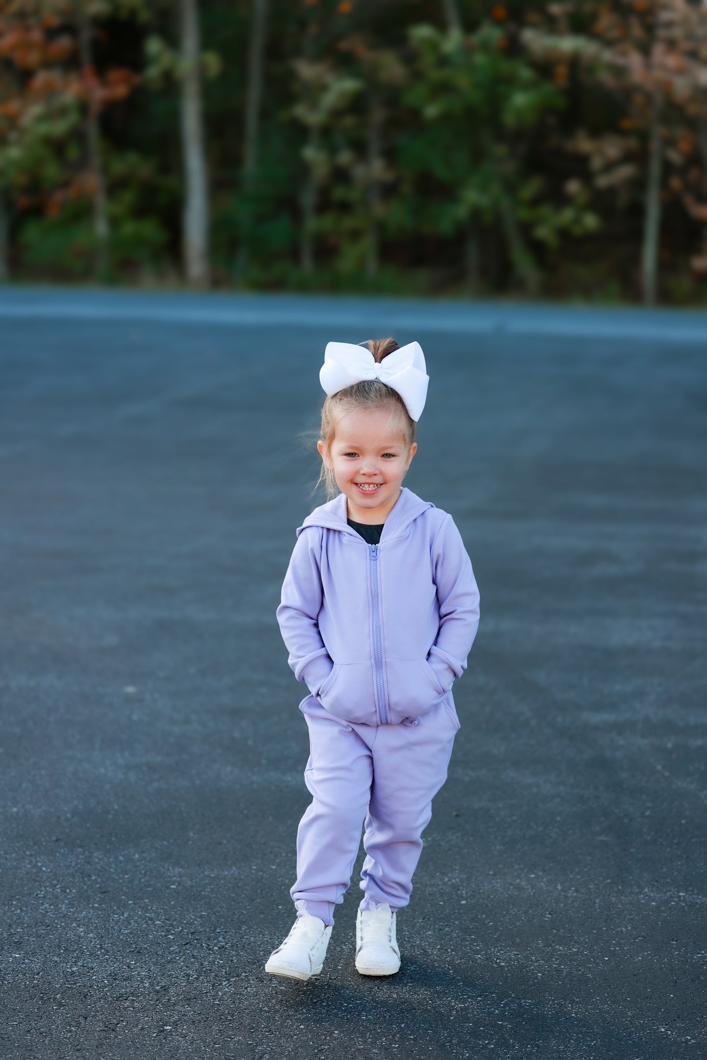 Purple sweatsuit