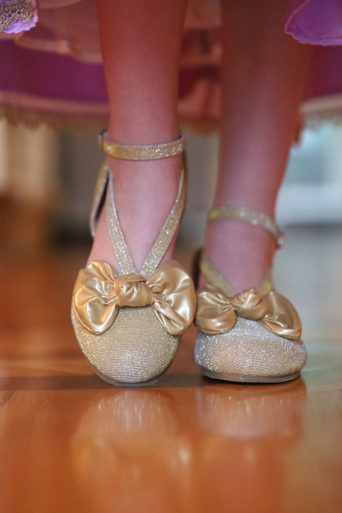 Gold Sparkle Heels