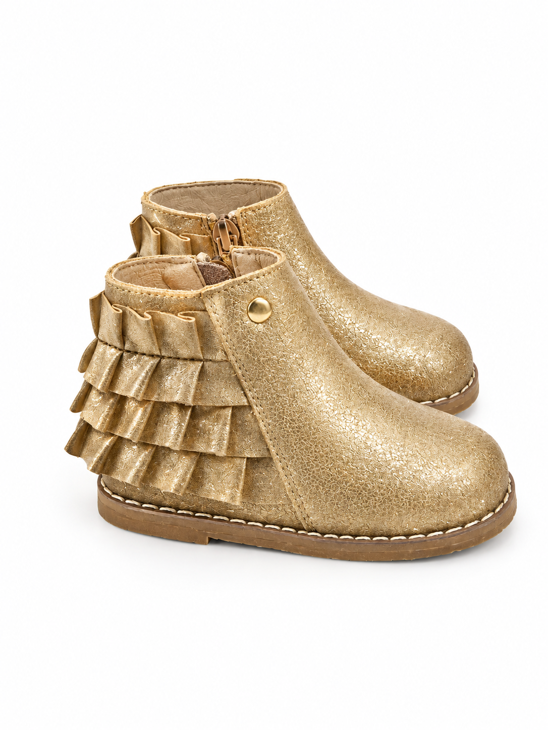 Pre Order Gold Shimmer Suede Remi Boot