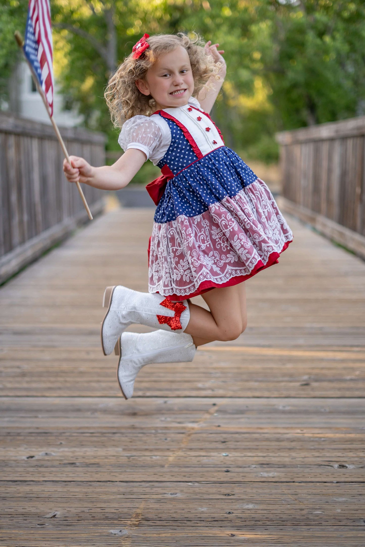 Gem Bow Boots
