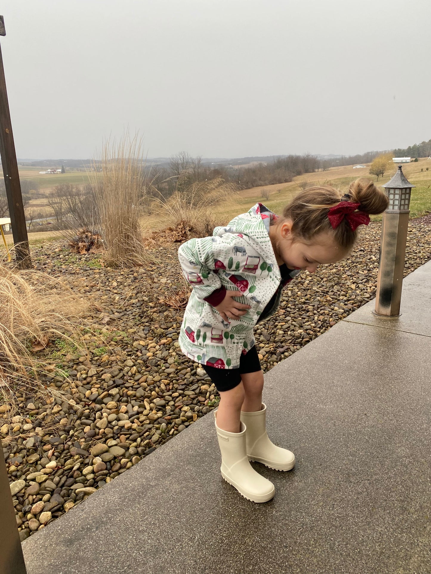 Tan Rainboots