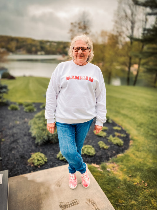 Red Gingham Adult Ivy Sneaks