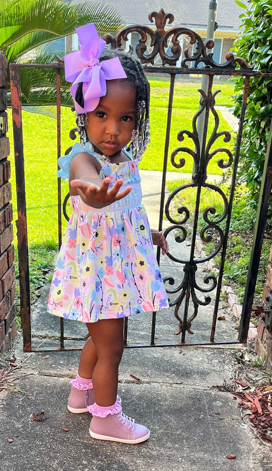 Purple High-top Sneakers