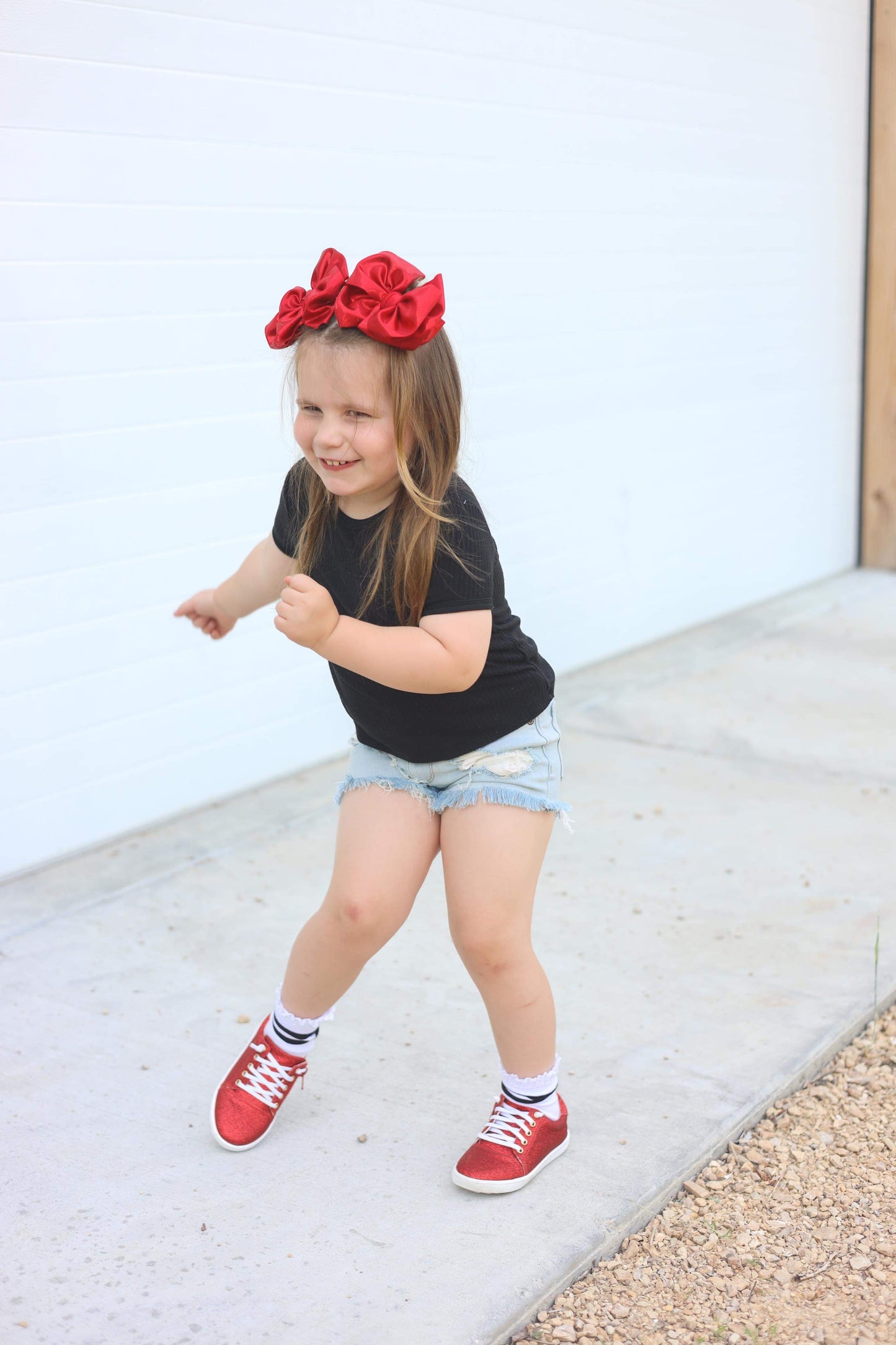 Red Sparkle Sneaks