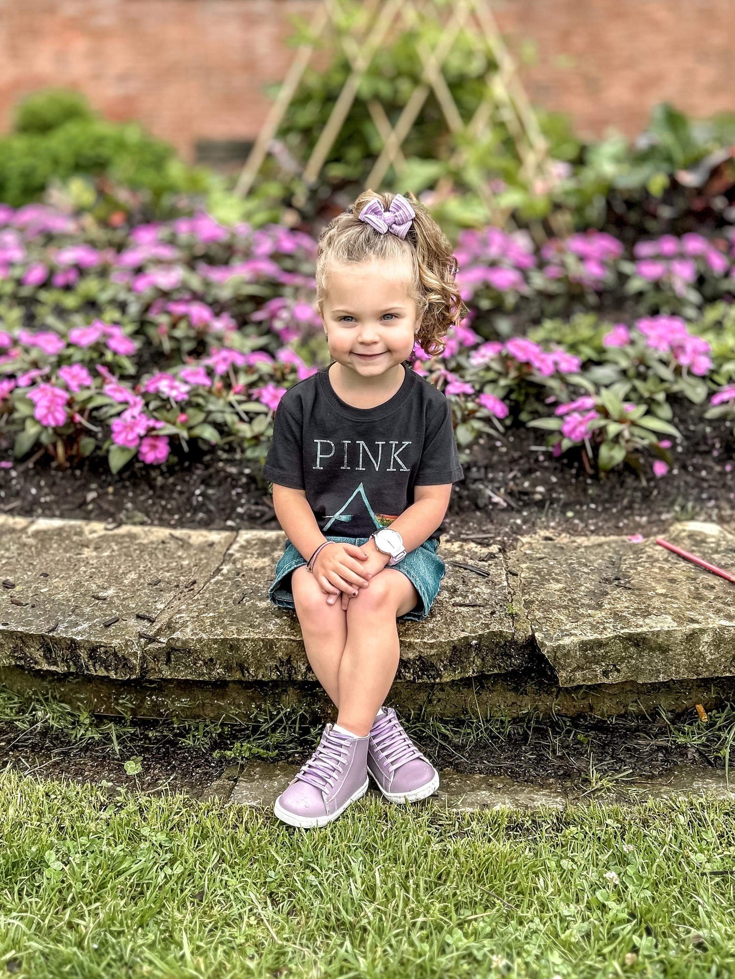 Purple High-top Sneakers