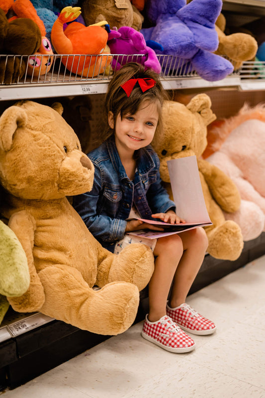 Red Gingham Ivy Sneaks