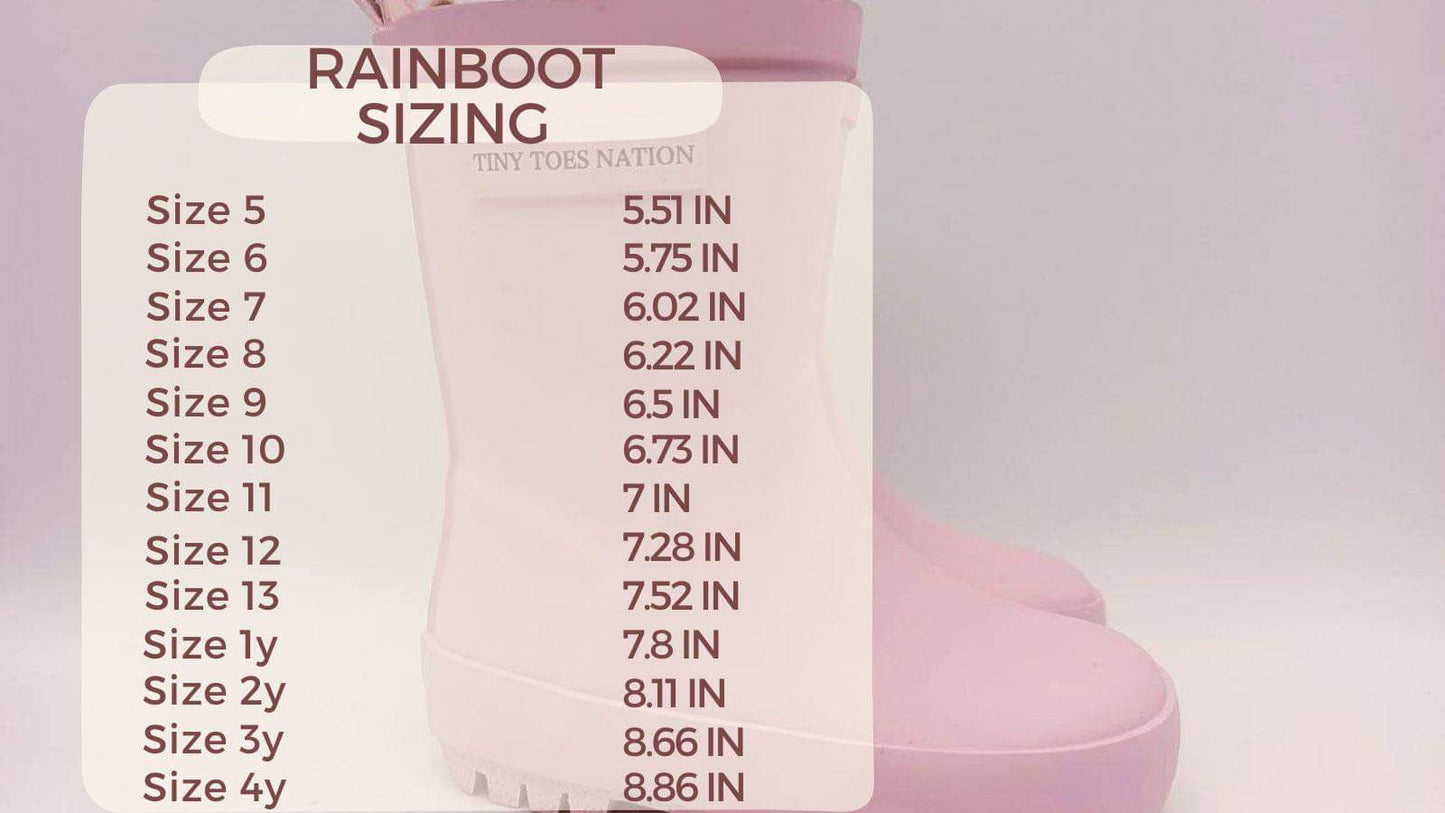 Tan Rainboots
