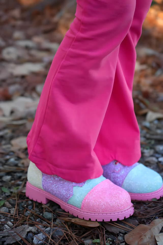 Color Block Sparkle Combat