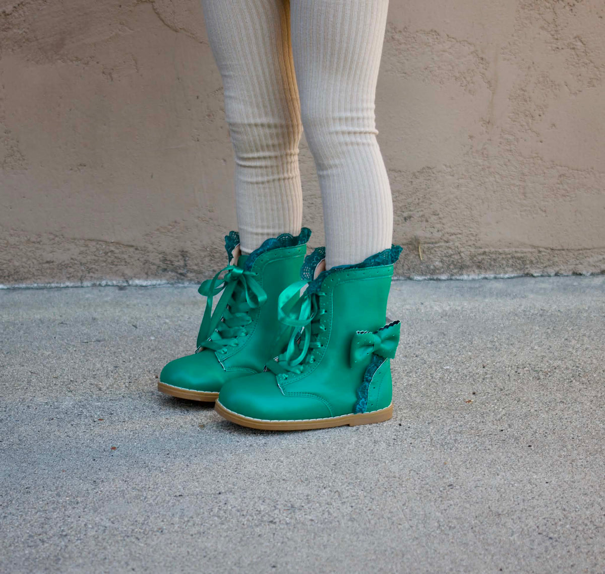 Pre Order Green Lacey Boot