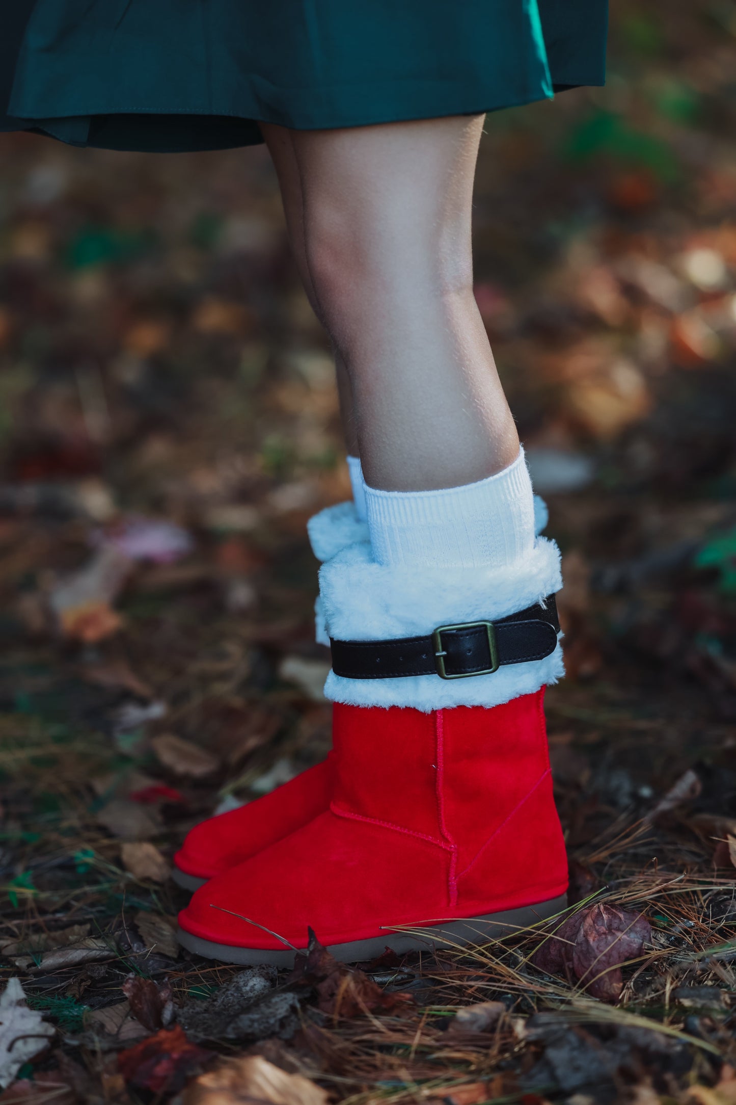 Santa Fur Boots