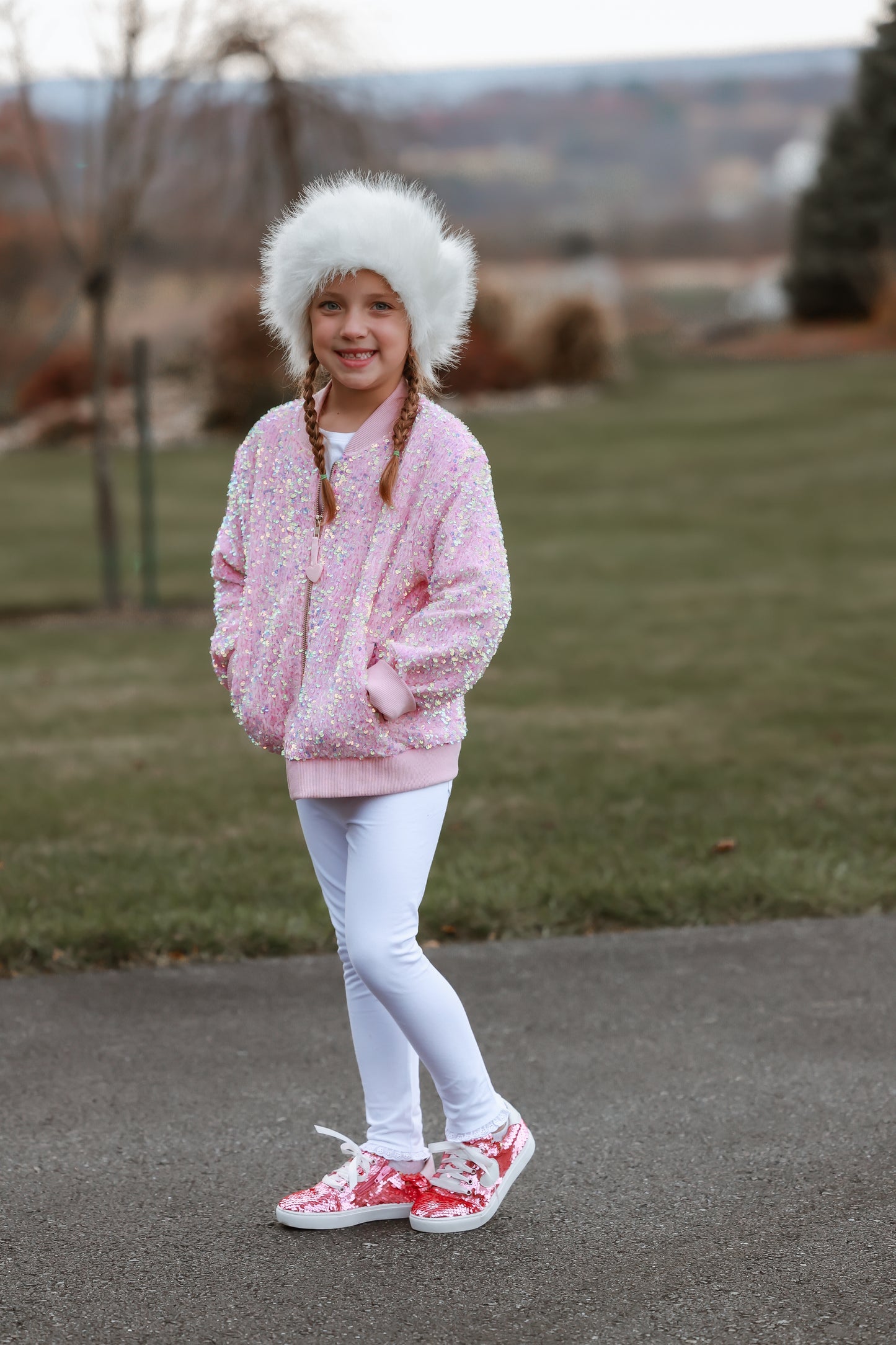 Sequin Heart Sneakers