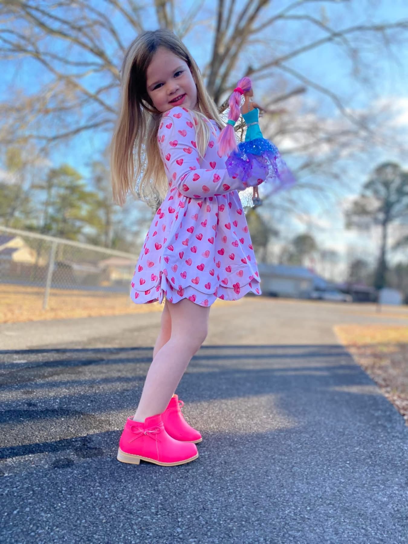 Hot Pink Hollyn Boots