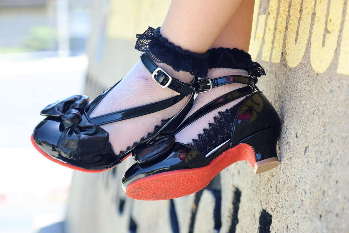 Pre-Order Black Patent Red Bottom Heels